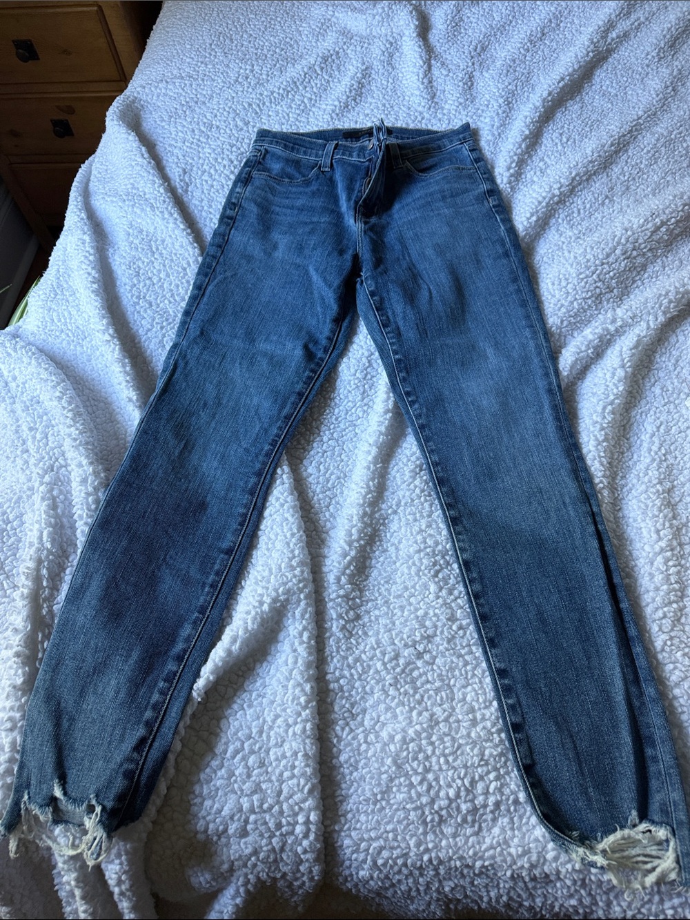 J Brand Women's Medium Blue Straight-Leg Jeans